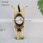 Resin peppa pig clock statue toy