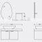 fashion mini bathroom corner cabinet, economic hotel hot used bathroom furniture