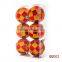 New product excellent quality lastic pumpkin 6cm christmas hanging ball with many colors