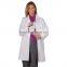 High Quality Disposable Non Woven Lab Coat, Cheap Disposable Lab Coat With Collar and Snap Button Closure
