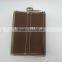 New fashion stainless steel hip flask with PU leather wrap