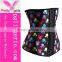 Cheap sale Black Faux Leather waist slimming corset Ladies Waist Training Sexy Corset