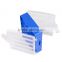 12.8 * 10 * 3.7cm Double Sided Transparent Visible Plastic Fishing Explosion Hook Set Box 10 Compartments