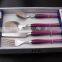 24 PCS Plastic Handle Cutlery Set