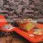home designs 3d brick pvc wallpaper