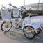 Gift to Elder Three Wheel Pedal Assisted Electric Cargo Mobility Tricycle with Swing Function