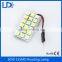 T10 BA9S Festoon 3 Adapters 5050 white Light 12V Dome Panel light led roof car reading light