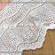10cm width lady garment chemical embroidered lace trim
