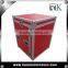 3/8" Plywood 4 Drawer Road Box with Side Desk and Casters