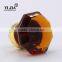 1 1/9 inch Victorian style honey amber modern kitchen cabinets crystal knobs