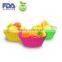 24 Pack Silicone Baking Cups,Set of 24 Silicone Reusable Cupcake Liners in 6 Colors