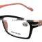 Black frame pc hot reading glasses with metal screws