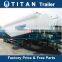Tri-axle V shaped 25 ton bulk cement tank semi trailer, cement bulker trailer for sale