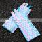 2016 New type comfortable handmade minky yellow chevron baby teething pad
