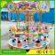 Amusement park kids ride carousel for fun