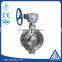 cast iron metal seated flange type butterfly valve