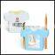 Plastic case 80 pcs letter shaped memo pad with pen hole and logo printing