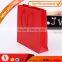 Biodegradable promation red custom made paper bags packaging bags with cotton handle