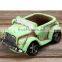 New design cartoon car small cement decorative flower pots
