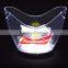 Plastic led Wine ice bucket 6L