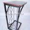 RH-4624 Metal frame Gramercy accent end table Sofa Side Table