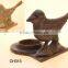 decorative casting iron ,hollow out bird candlestick, candle holder
