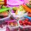 BPA-Free Stackable Plastic Food Storage Container Set With Lid/5pcs Plastic Food Storage Container Set