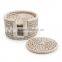 Tableware rattan cup holder / colorful rattan coaster made in Vietnam
