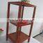 Clothing or bag shoes store movable wood table top product display shelf showcase