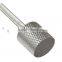 bright finish diamond cut cylindrical carbide bur