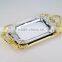 Gold Stainless Steel decorative tray for wedding