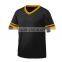Sports Jersey Summer Cool Men Tee Cotton Sportswear Knit Contrast Two Tone Stripe Sleeve T Shirt Football Jersey New Model