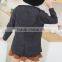 Wholesale Fashion Maternity Clothes Berry&Camel Color Waterfall Maternity Coat