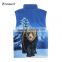 cheap clothing wholesale warm casual animal printed men vest