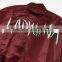 Custom Made Your Own Design Lady Gaga Joanne Tour Bomber Jacket Advertising Printing Logo Unisex Waterproof Nylon Jacket