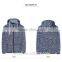 2017 fashionable new design popular life fleece men's spring hoodie zipper CVC (60/40)