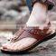 Zm35292a Summer Men Shoe Wholesale Men pu Leather Flip Flop Sandal