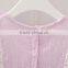 Wholesale Muslin Girls Baby Organic Clothing Ruffle Set Purple Fancy Outfits Lace