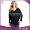 2017 Good sale custom China wholesale long sleeve women printed T-shirt
