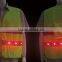 cheap good quanlity led potable reflective safety custom hi vis vest