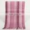 European standard customized polyester striped scarf