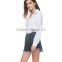 B33746A Fashion Women Slim Long Sleeve V Neck Sexy Formal Office Blouse