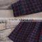 New Fashion Girls Long Sleeve Vintage Plaid Dress Shirt Ladies Dress Korean Design