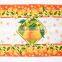 100% Cotton Apple Printed Fancy Woven Fabric Table Placemat