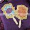 Wedding Party Favors Decoration Gold Glitter Paper Hand Fan