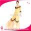 Medieval Renaissance Woman Queen Halloween Costume Yellow