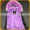 Cartoon Cute Women Autumn Raccoon Fur Waistcoat Parka