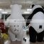 EN71 Fur custom inflatable polar bear costume, inflatable mascot costume