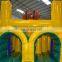 Factory Price 2 Lanes Inflatable Interactive Sport Games,Inflatable Obstacle Course With Bungee Run Way For Sale