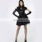 2017 New Black Cosplay Party Dress Sexy Police Officer Halloween Costume